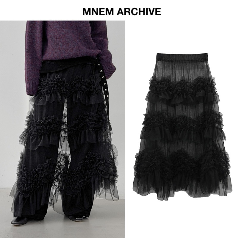 See Through Frill Kang Skirt