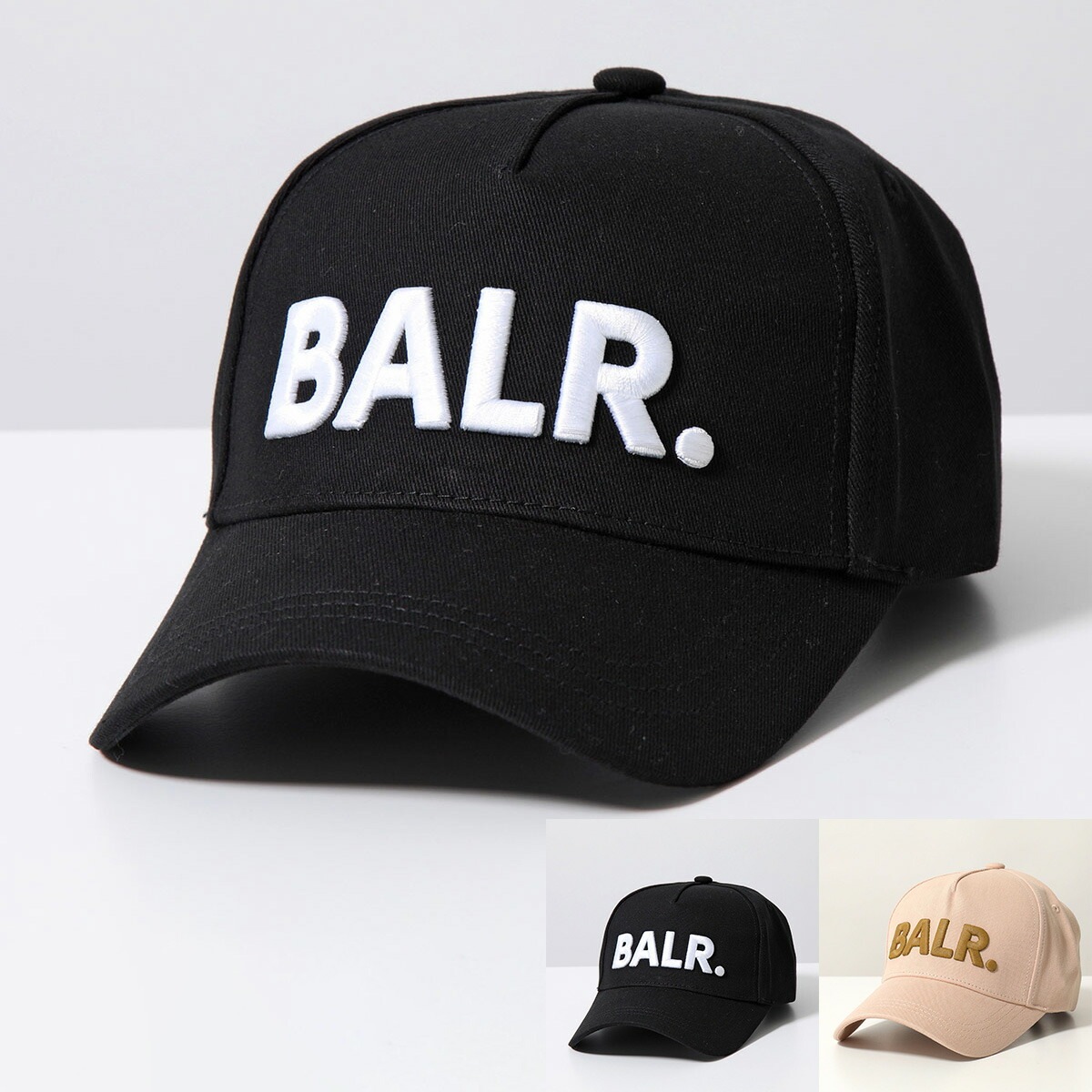 BALR. ボーラー ベースボールキャップ Game Day Cotton Cap B6110.1063 メンズ 立体ロゴ刺繍 コットン 帽子 カラー2色