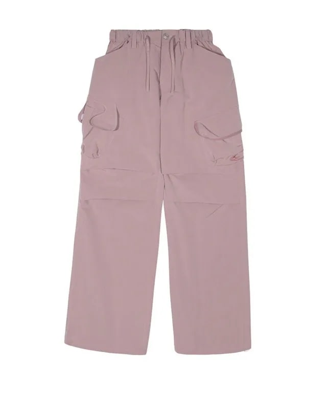WING FLAP PARACHUTE PANTS [PINK]