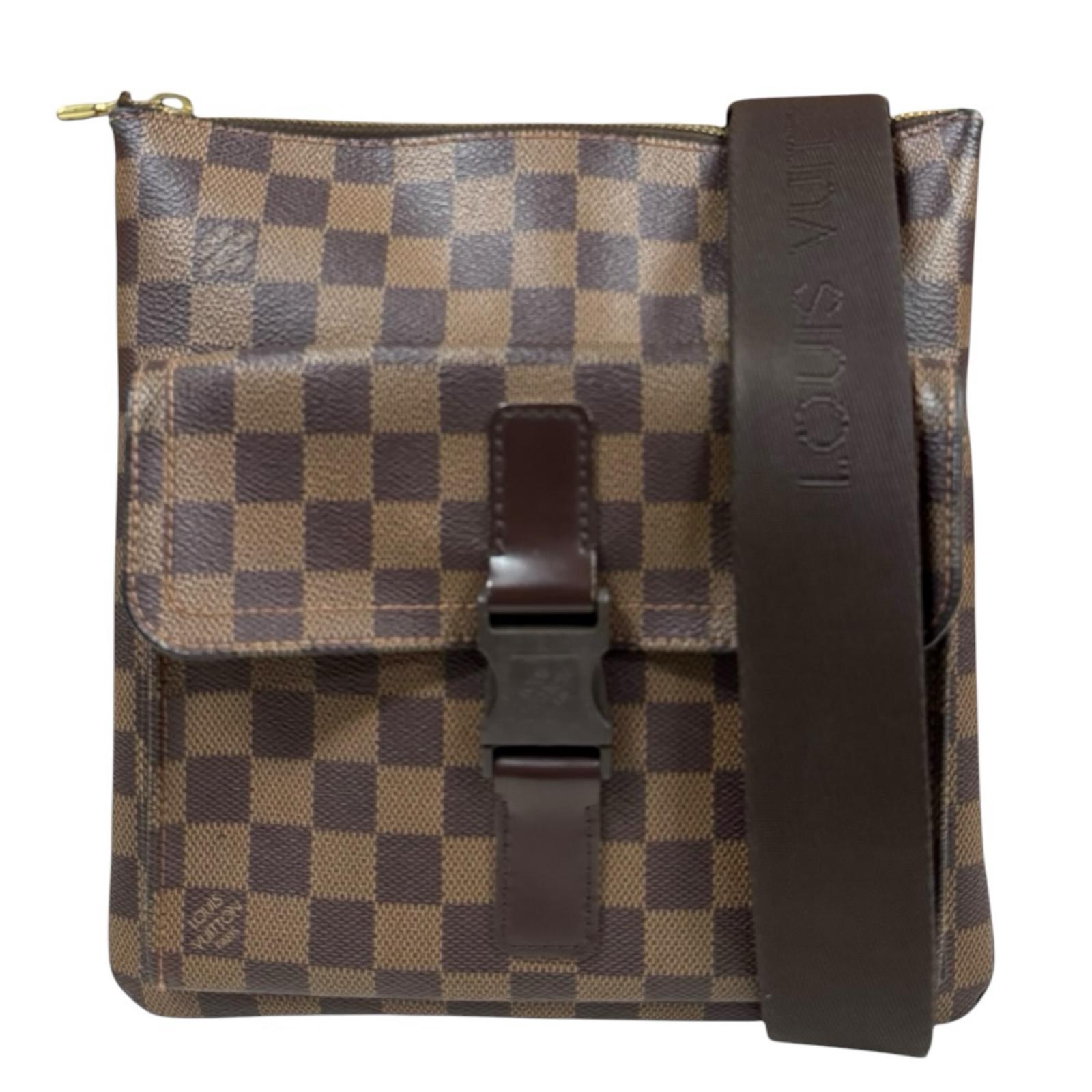 ルイヴィトン ポシェット メルヴィーユ ダミエ ショルダーバッグ ダミエキャンバス N51127 ブラウン LOUIS VUITTON 中古