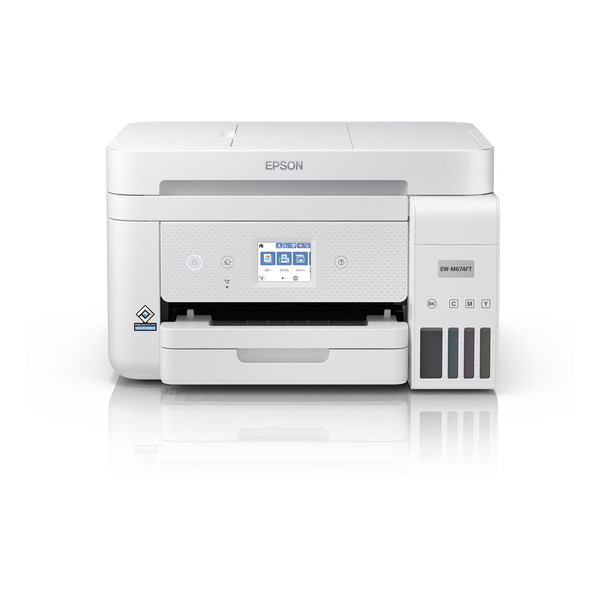 A4カラーインクジェット複合機 コピー スキャナ EW-M674FT ホワイト
