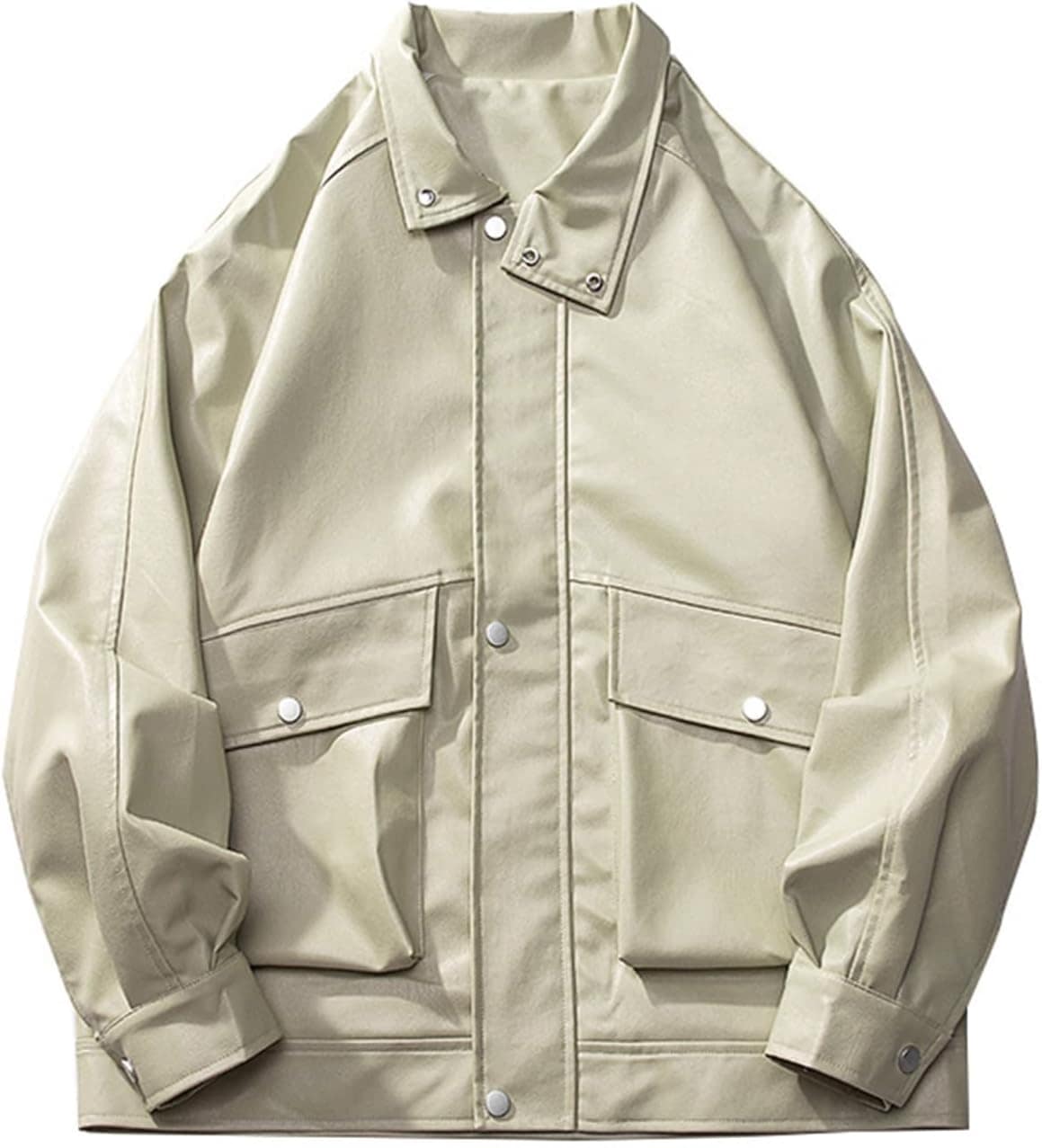 ライダースジャケット PUレザー メンズ オシャレ アメカジ 革ジャン ワークウエア ジャンパー カジュアル スタジャン フライトジャケット 春秋 アウトドア 薄手 防風 大きいサイズ