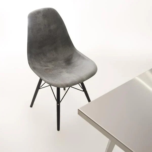 チェア 椅子 ダイニングチェア イームズ リプロダクト デザイン デザイナーズチェア チェアー DSW 1人掛け イームズチェア モルタル柄 石目調 スタイリッシュ