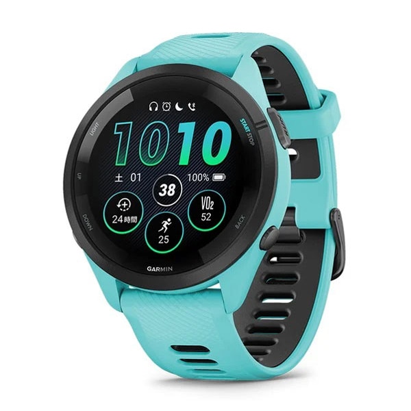 Forerunner 265 010-02810-42 Aqua アクア GPSランニングスマートウォッチ