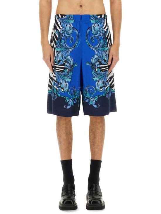 VERSACE Men Shorts 78GAD10A NS621288 Blue