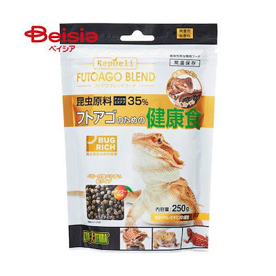 他サイト： ジェックス フトアゴヒゲトカゲ昆虫Ｂフード250g ペットの商品画像