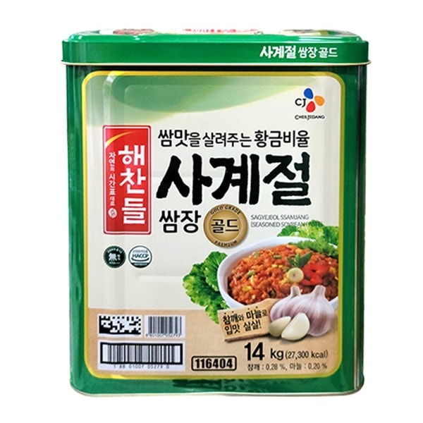[CJ] ヘチャンドル サムジャン 味付け味噌/14kg サンチュ味噌 韓国調味料 業務用 4,465円