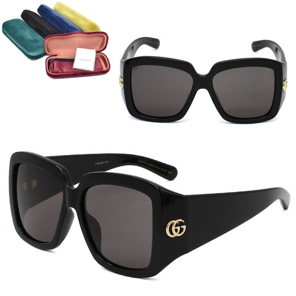 サングラス GG1402SA-001 サングラス EYEWEAR ブラック グレー アジアンフィット メンズ レディース ユニセックス