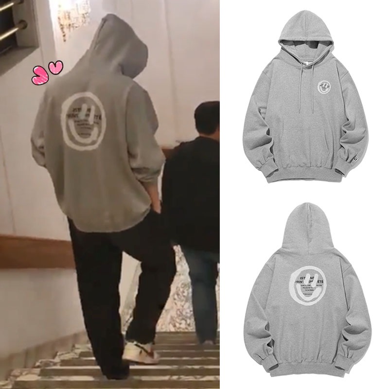 ASTRO ユンサナ 着用 私服 LOGO&SMILEY パーカー