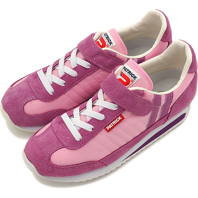 ジュニアサイズ マラソンベルクロ インファント 子供 日本製 靴 PNK [EN7127-J]日本正規品