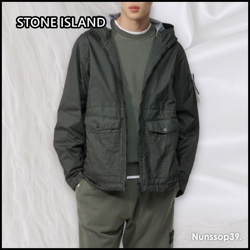 STONE ISLAND メンブラナ フード ジャンパー