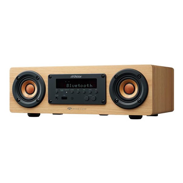コンパクトコンポーネントシステム Victor WOOD CONE Bluetooth Ver5.1 EX-DM10