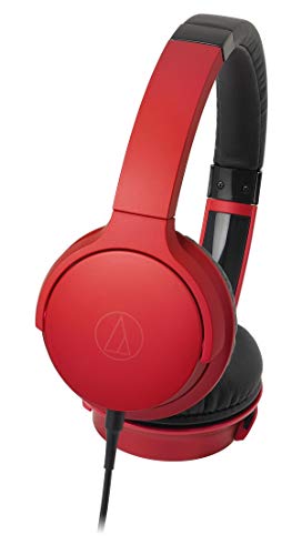 audio-technica SoundReality ポータブルオンイヤーヘッドホン レッド