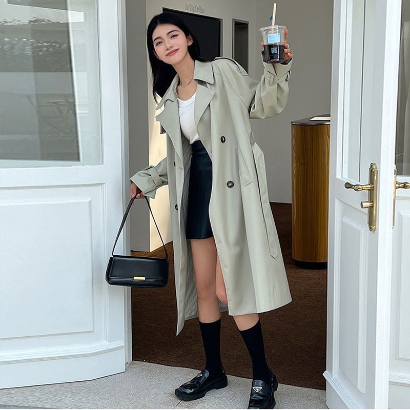 春トレンチコート トレンチコート 大人っぽチェスターコ アウター セミロング 英伦風 コート 流行りコート Jジャケット ロングコート レディース 大きいサイズ