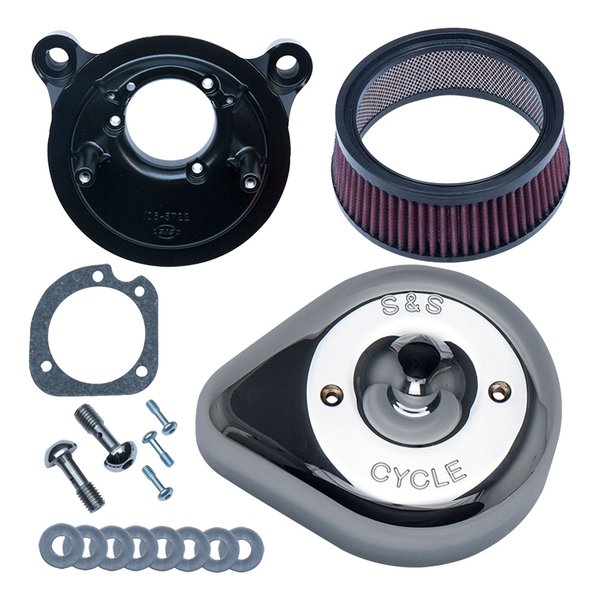 ステルス エアクリーナーキット ティアドロップ クローム 170-0522