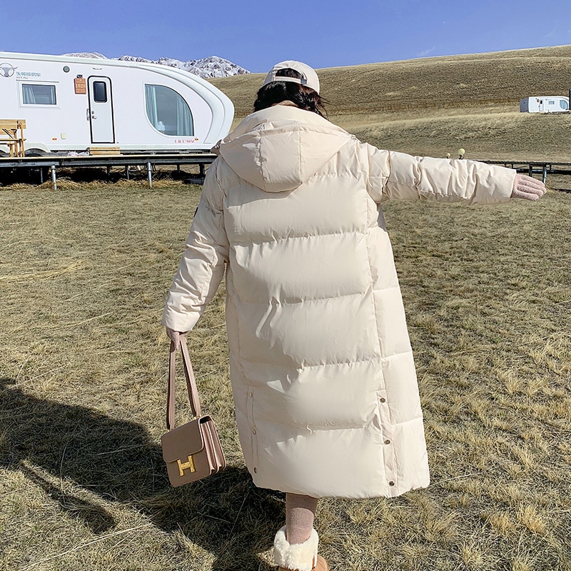 人気沸騰新柄追加 ベンチコート レディース ダウンコート 中綿入り 中綿コート コート アウター ロングコート ロング丈 暖かい 男女兼用 フード付き スポーツ観戦 部活 防寒