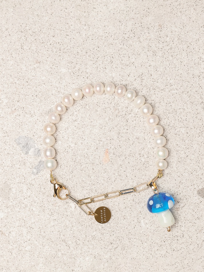 新品即決 MUSHI-DANGLE ARCHIVE】 【TOWTOW BRACELET BLUE