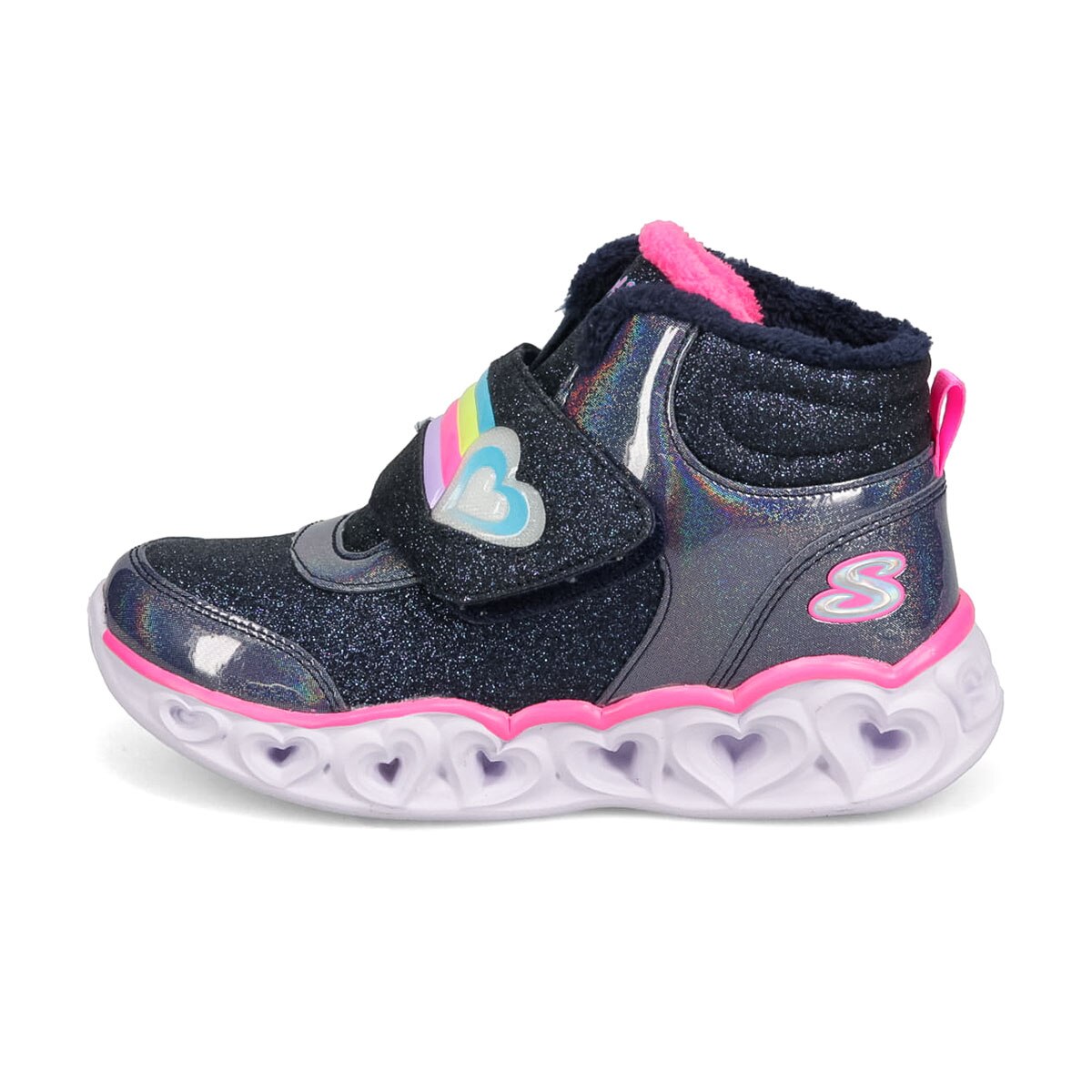 S LIGHTS SWEETHERT LIGHTS BRILLIANT RAINBOW キッズ 光る スニーカー 女の子 302669L