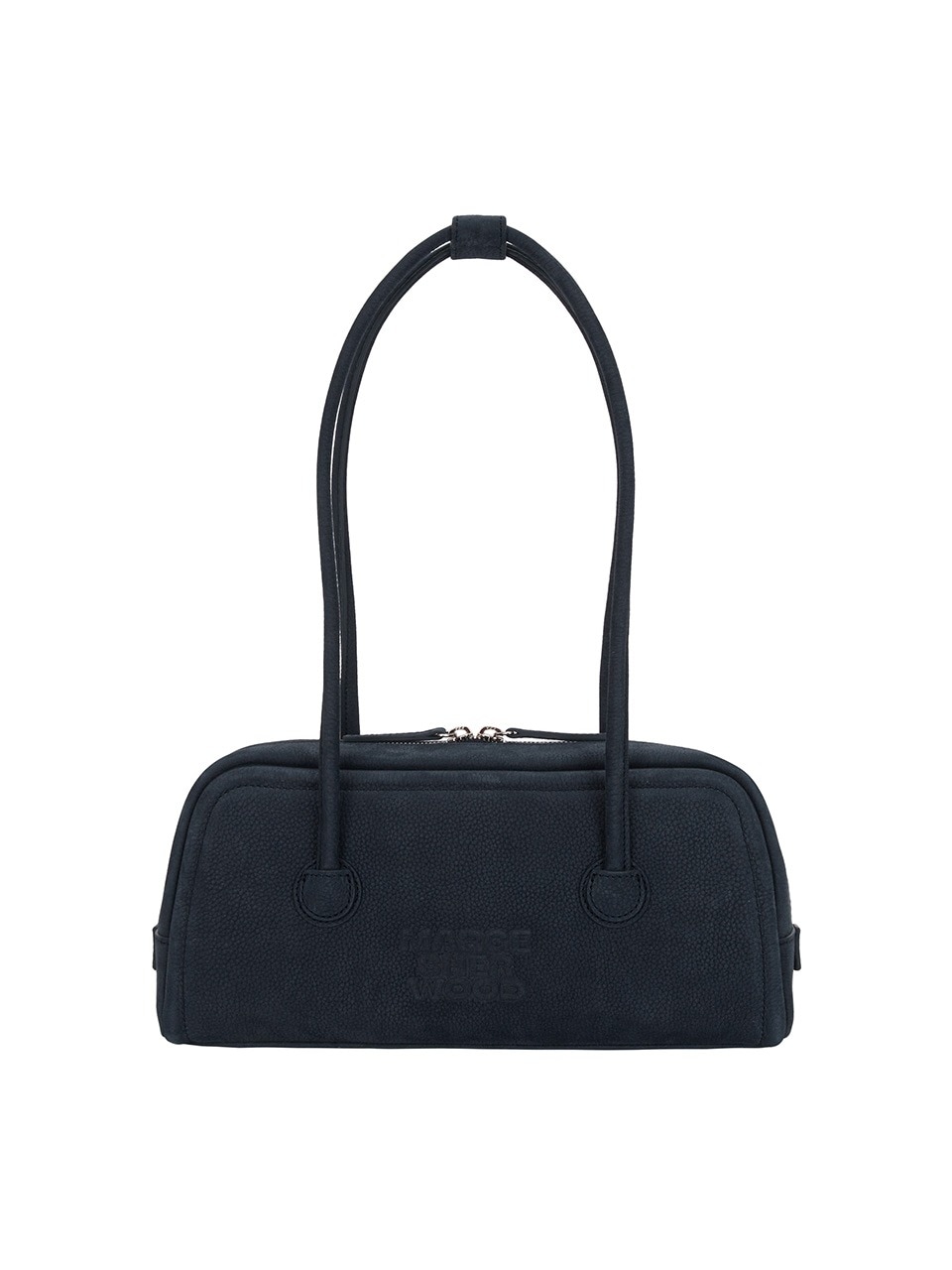 【MARGESHERWOOD】 SOFT BAGUETTE BAG : INDIGO NUBUCK