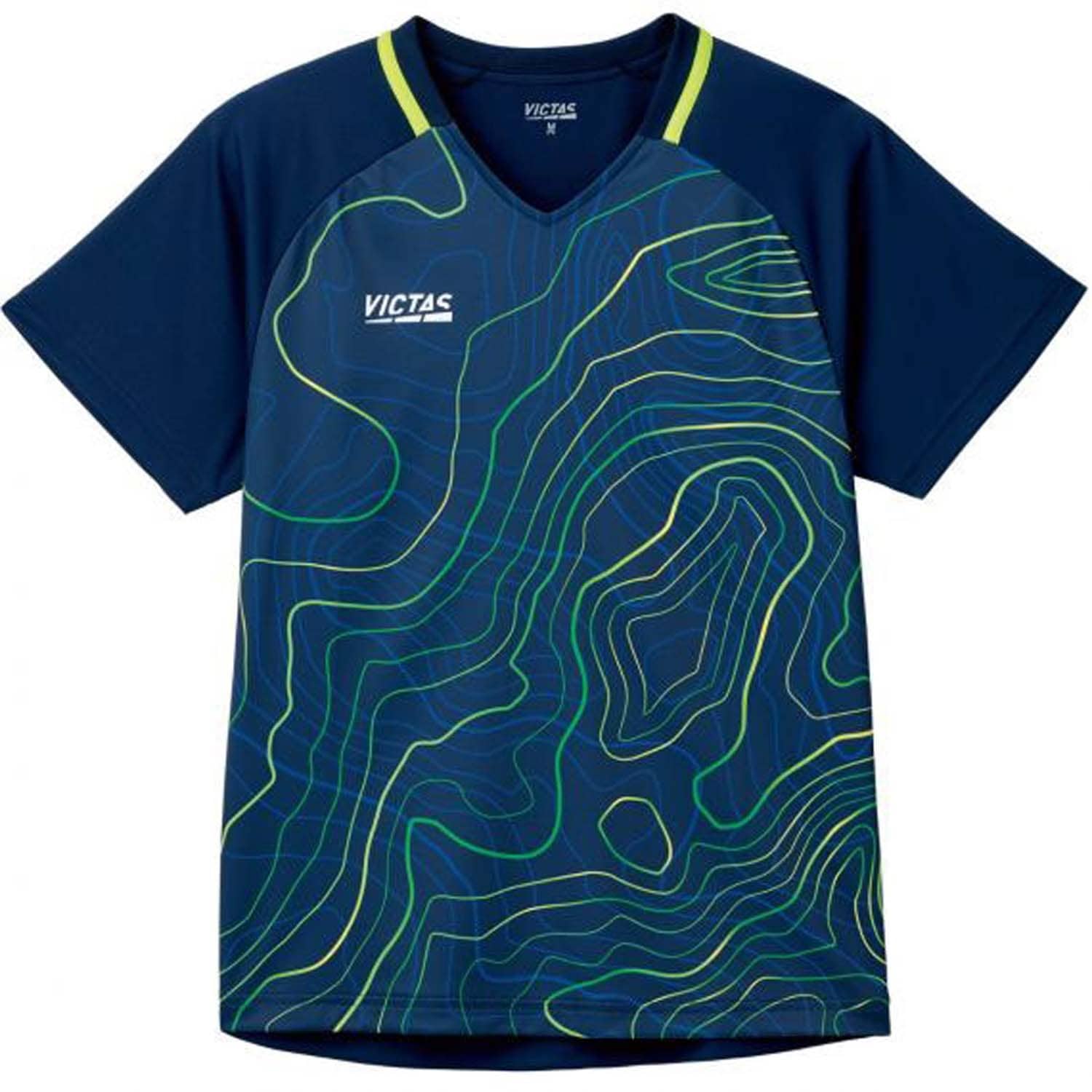 VICTAS ヴィクタス トポグラフィーゲームシャツ 卓球 ゲームシャツ 612401-4200