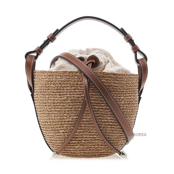 [ヘレンカミンスキーSS25 女性 アグア バケットバッグ BAG51753 NOUGAT PARCHMEN T