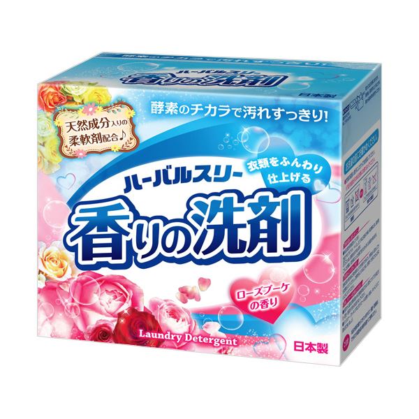 （まとめ）ミツエイ ハーバルスリー 香りの洗剤800g 1個[x10セット]