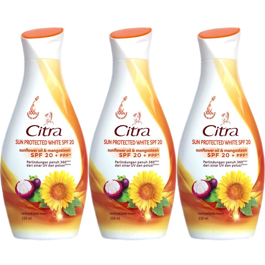 ハンド ボディローション 210ml x 3個セット サンフラワーオイル & マンゴスチン 海外直送品
