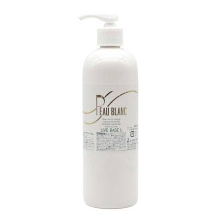 全国送料無料 リアル PEAU BLANC ポブラン ライブベースL 酵母ローション 400ml