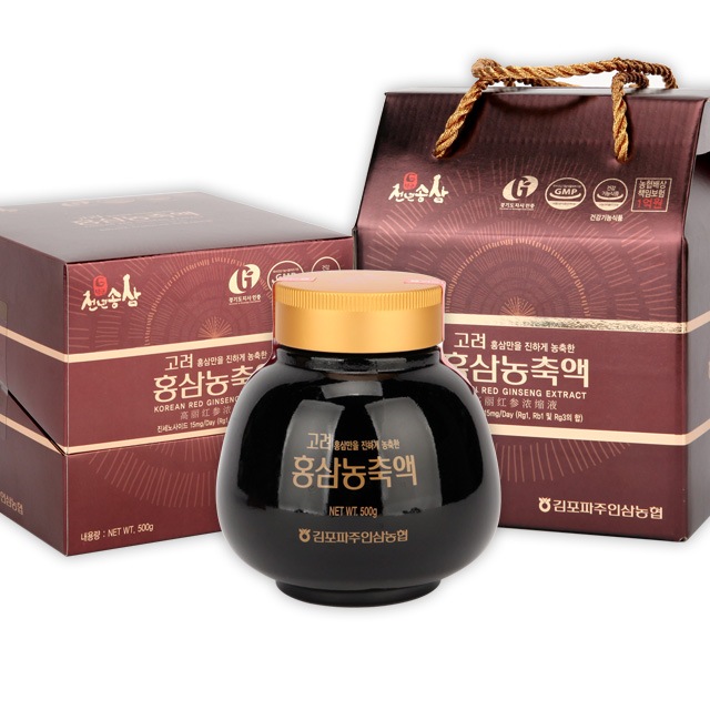 高麗紅参濃縮液 500g /韓国産 / 金浦坡州人参農協 / 6年根紅参