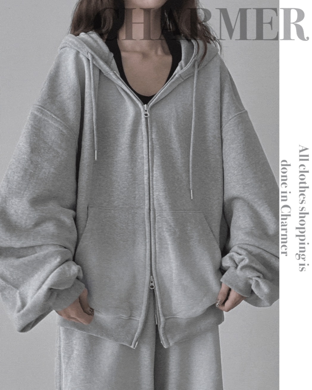 [男女共用] センシュアル ウォッシング オーバー パーカー ジップアップ 6,160円