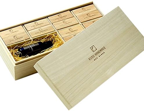 KUSU HANDMADE Eco Block エコブロック 36個 カンフルオイル30ml 桐箱入り
