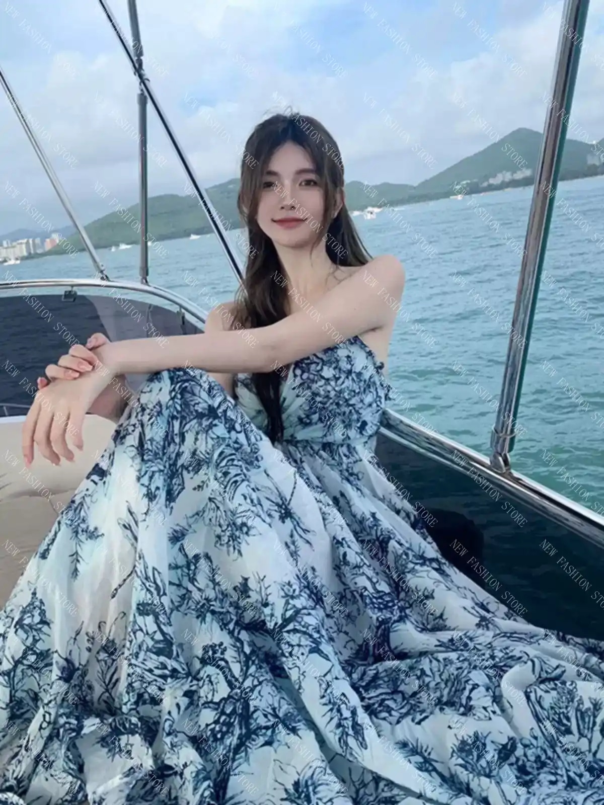 キャミソールロングスカートラグジュアリードレス女性夏-19