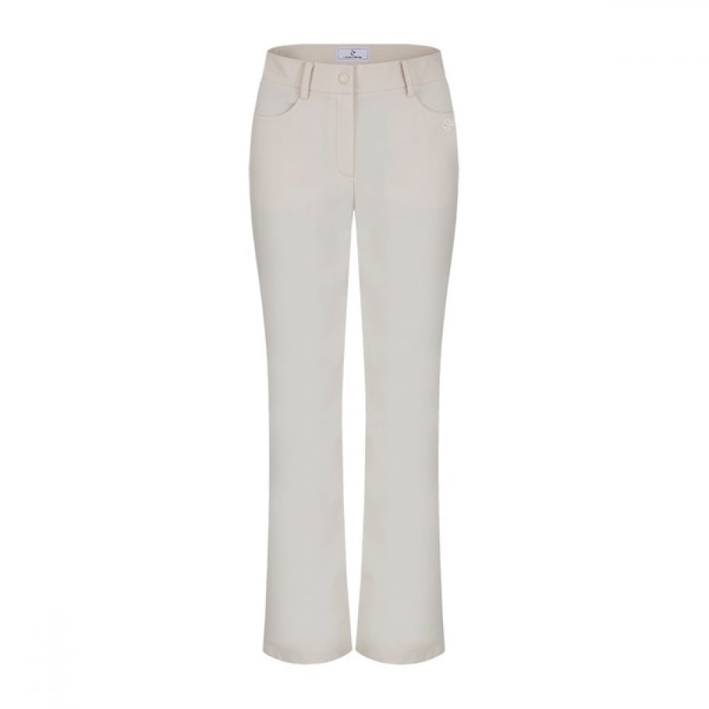 [ルイカステル] レディースソリッドVバンドパーカーパンツ（ブーツカット）