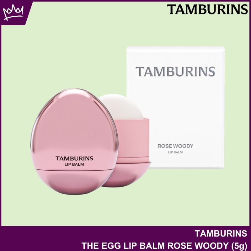 [Tamburins]エッグリップバーム ローズ ウッディ(egg lip balm rose woody) 5g