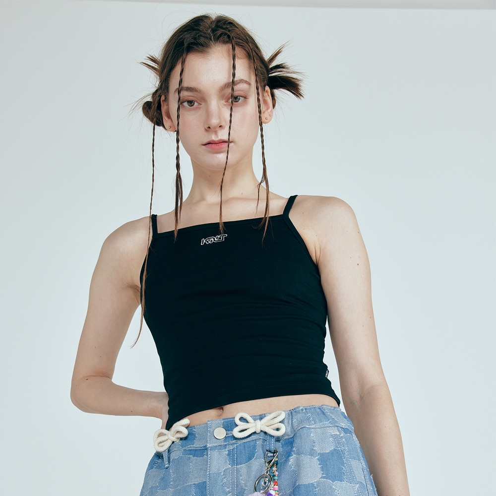 CROP SLEEVELESS クロップ 袖なし Tシャツ トップス