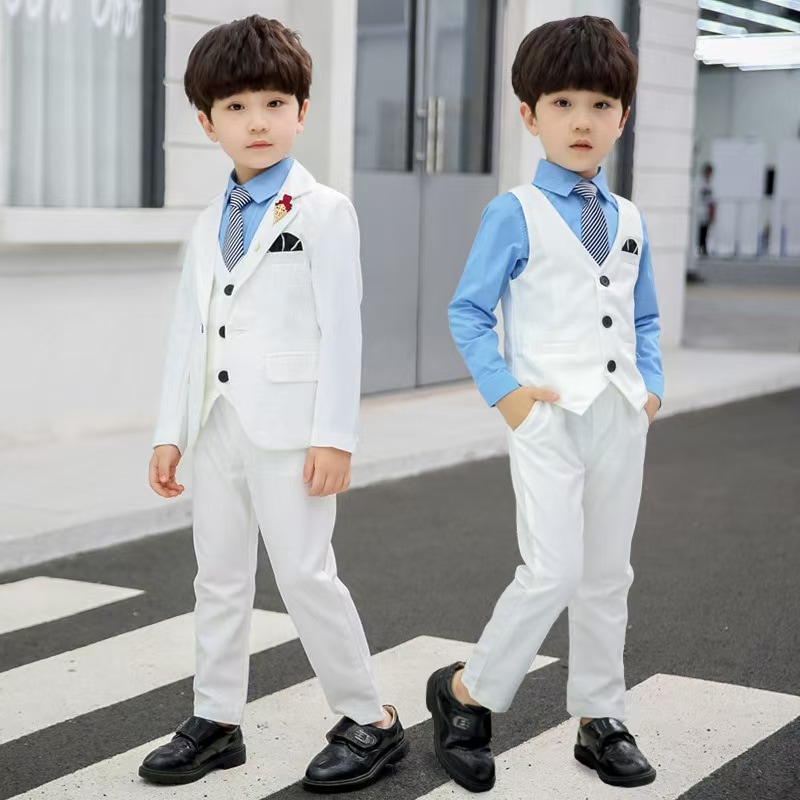 子供学生服スーツカレッジスタイル小学生スーツジャケット英国風ドレス幼稚園クラス制服グレースーツ