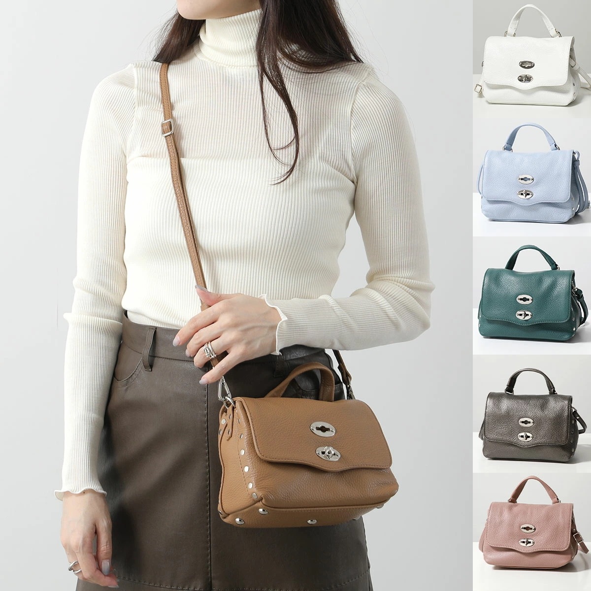 ZANELLATO ザネラート ショルダーバッグ POSTINA BABY DAILY ポスティーナ ベイビー 6262 18 068010 0040000 レディース レザー 鞄 カラー6色