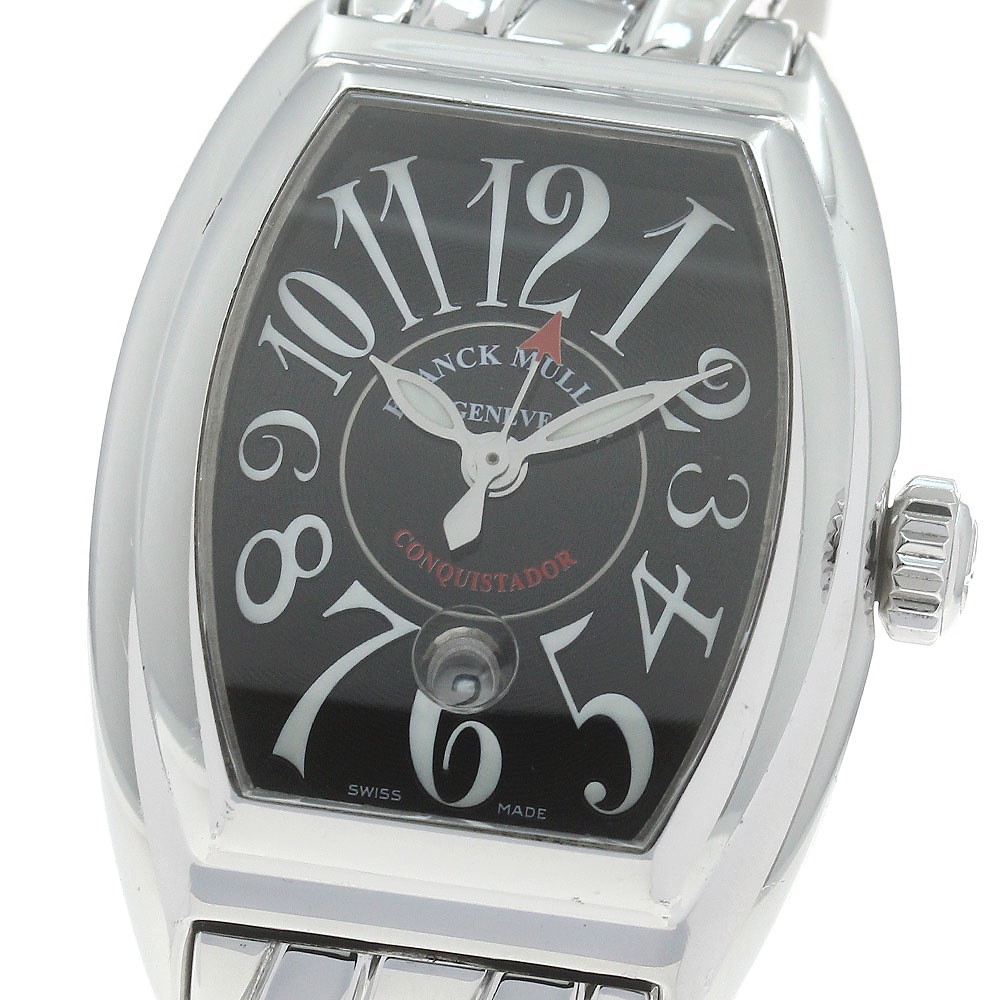 フランクミュラー FRANCK MULLER 8005LSC コンキスタドール デイト 自動巻き レディース _876444【中古】