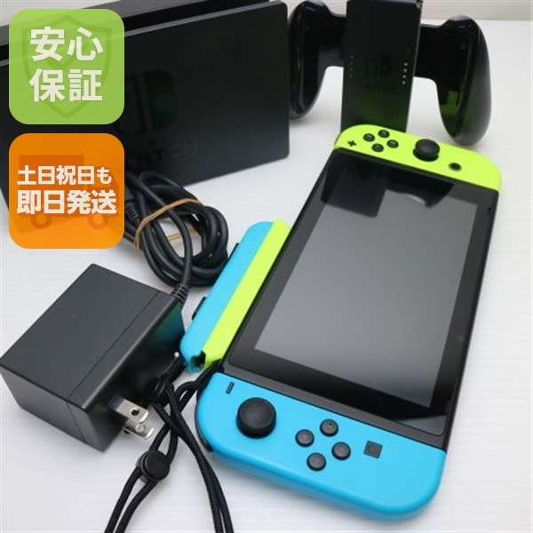 超美品 Nintendo Switch ネオンイエローネオンブルー 94