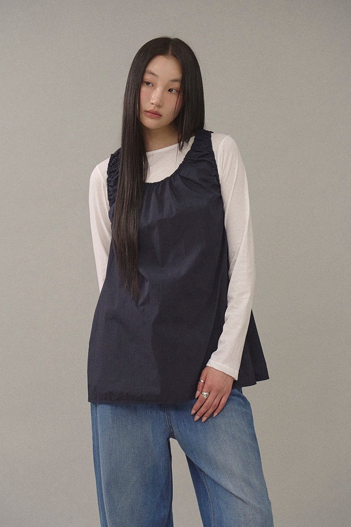 leave shirring sleeve