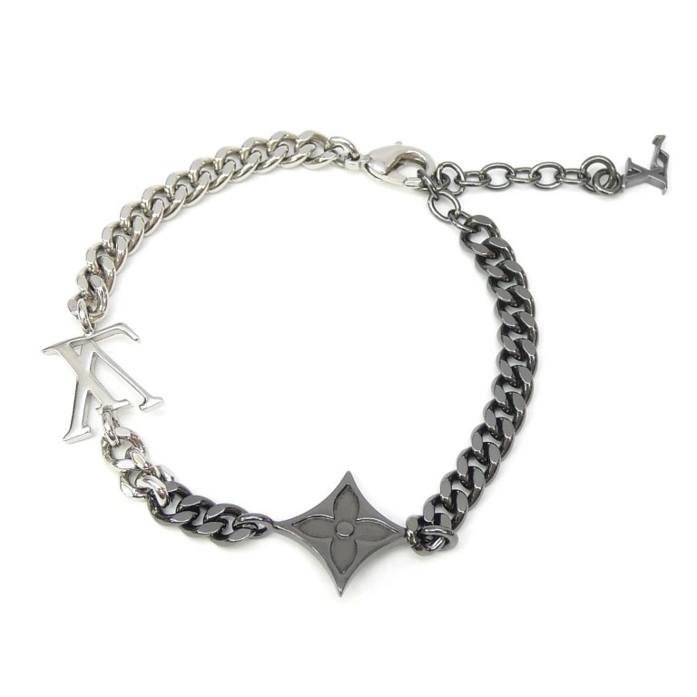 ルイ・ヴィトン LOUISVUITTON ブレスレットLV インスティンクト M00508 【中古】(68638)