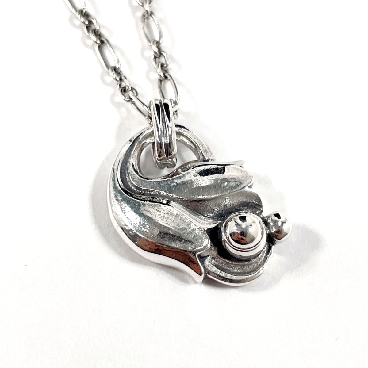 Georg Jensen ヘリテージ コレクション イヤーペンダント 1999 ネックレス シルバー シルバー925 ユニセックス