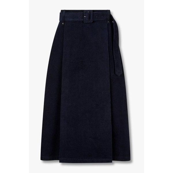 ベルテッドコーデュロイスカート 9105432202058