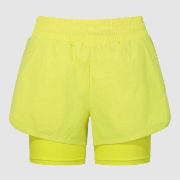 レギンス TQT QQ222EPF41-LIM ウーマンズ 2IN1 レギンスパンツ / LIME