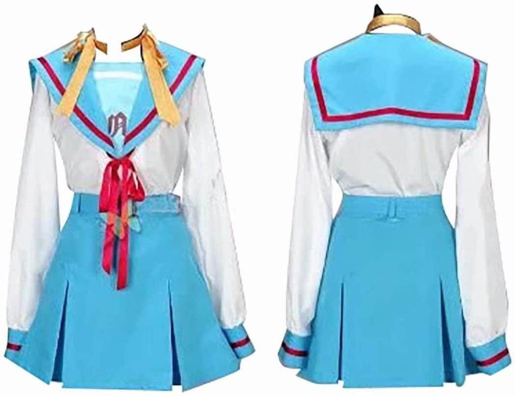 涼宮ハルヒの憂鬱 女子制服長袖コスプレ衣装 イベント 学園祭 文化祭 コスチューム仮装