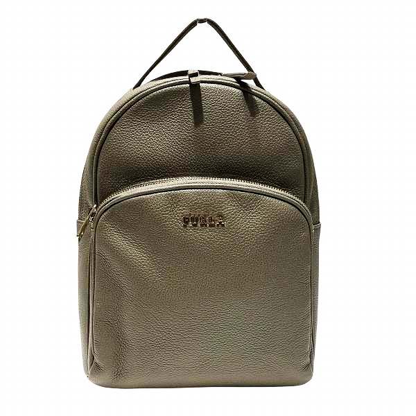 フルラ FURLA ブラウン レザー バッグ リュック レディース【中古】