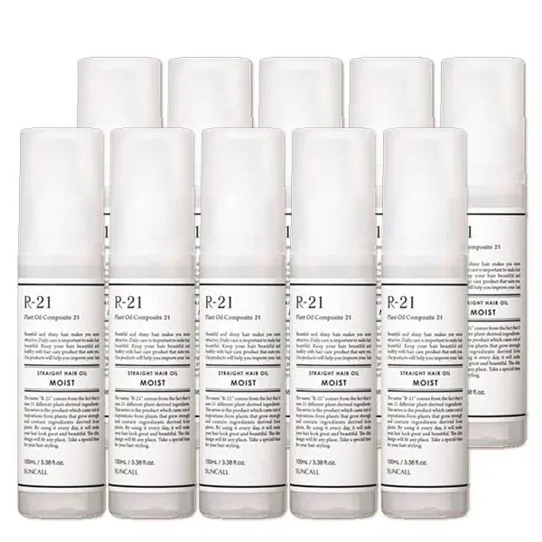 ストレート ヘアオイル モイスト 100mL 10個 セット