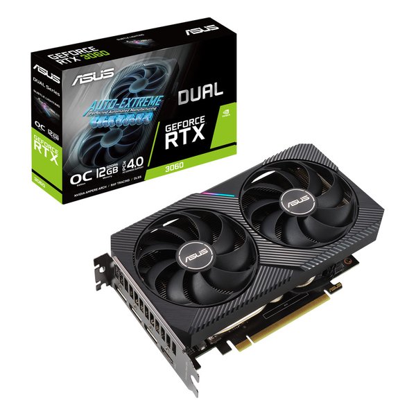 グラフィックボード GF RTX3060 12GB LHR DUAL-RTX3060-O12G-V2
