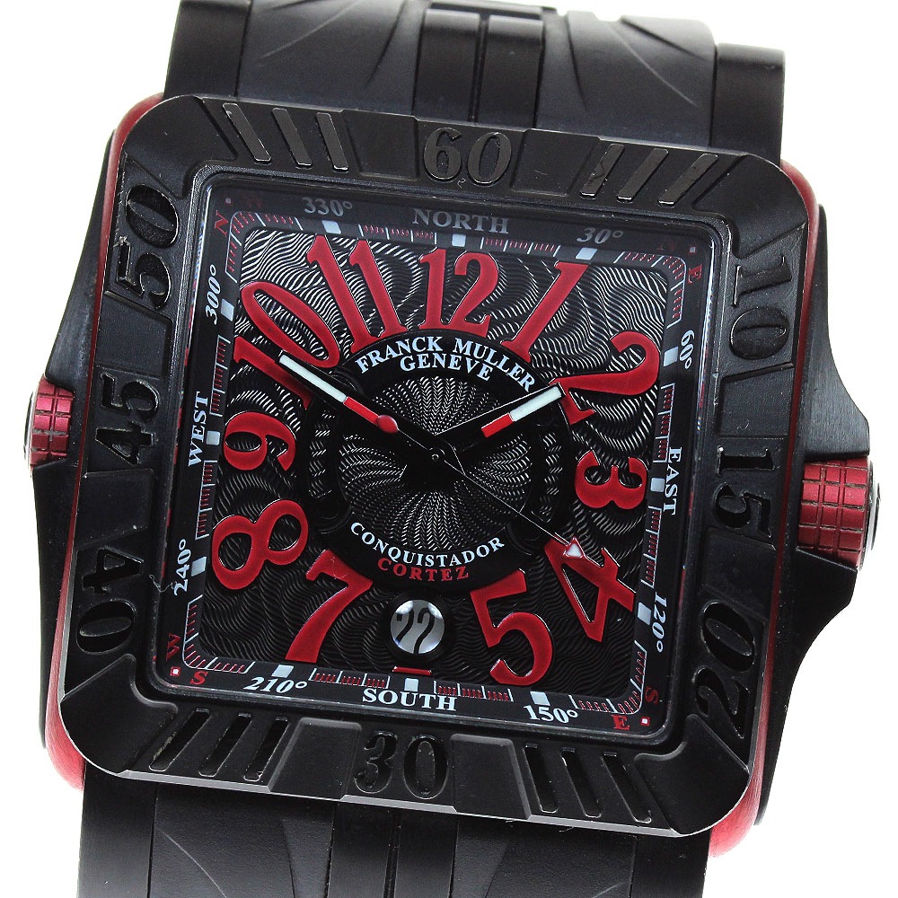 フランクミュラー FRANCK MULLER 10900SCDTGPG コンキスタドール コルテス グランプリ デイト 自動巻き メンズ _826167【中古】 233,450円