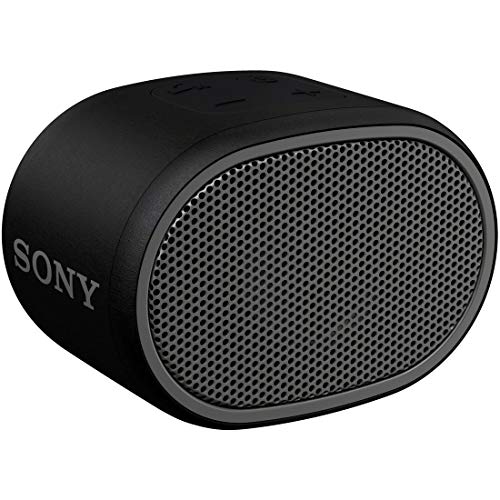 ソニー ワイヤレスポータブルスピーカー SRS-XB01 B] : 防水 Bluetooth スマホなしで操作可能 ストラップ付属 2018年モデル / マイク付き/ ブラック